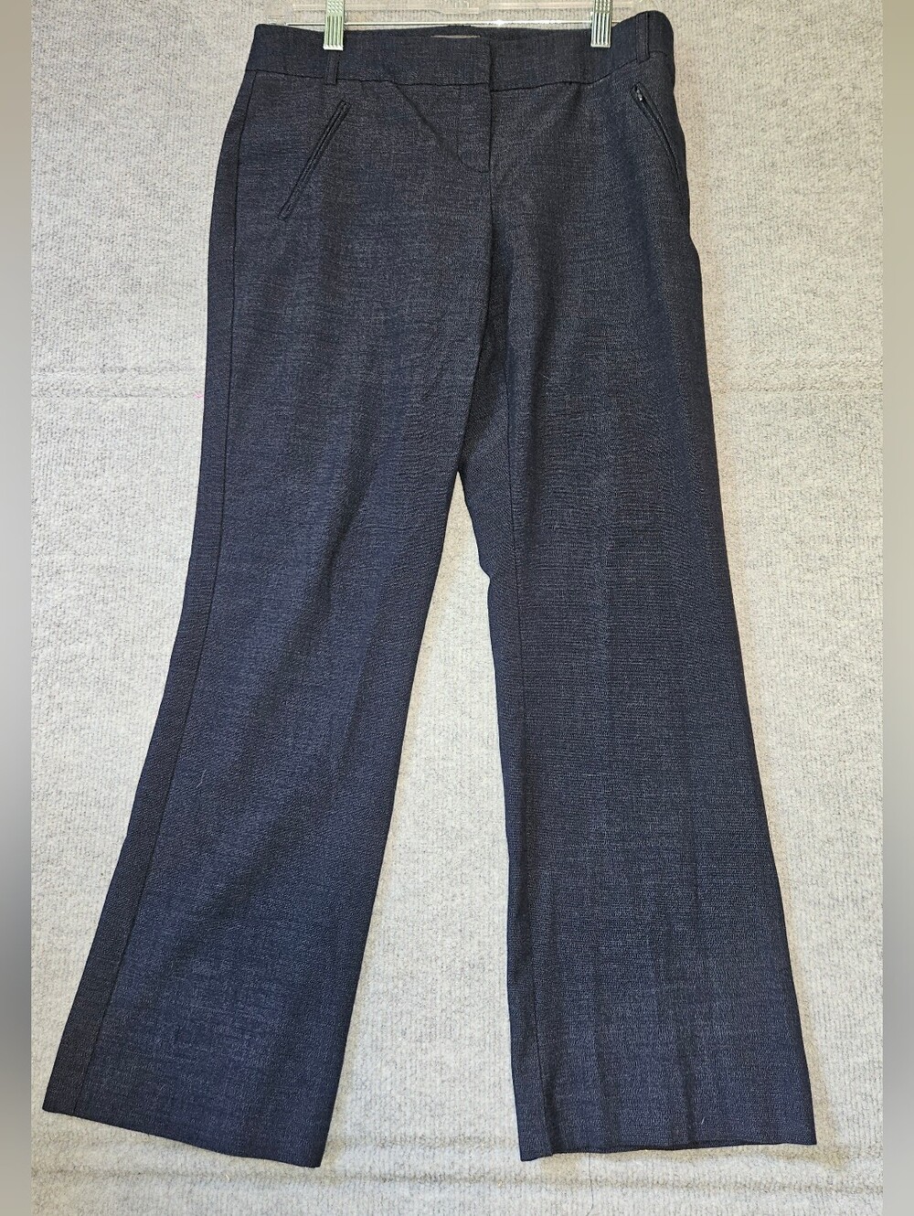 Van Heusen Dark Navy Wide-Leg Trousers